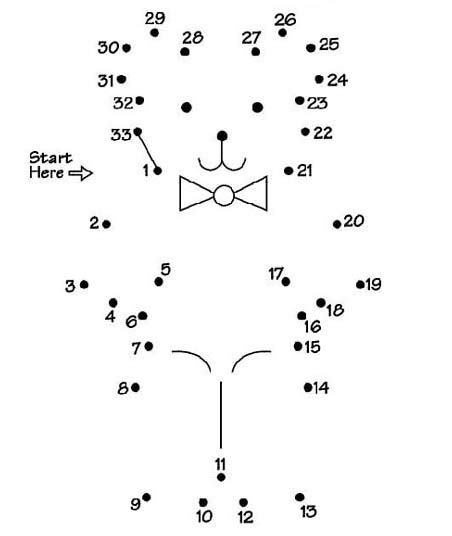 Connect The Dots For Adults Printables - art-leg