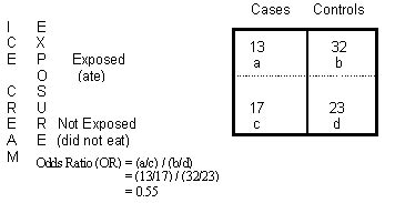 Odds Ratio Calculation and Interpretation