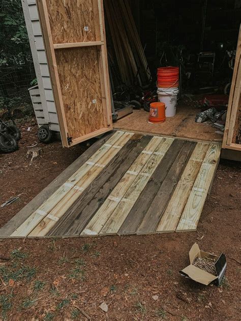 DIY shed ramp - This Minimal House | Shed ramp, Diy shed, Shed