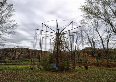 Lake Shawnee in West Virginia is an abandoned amusement park with a ...