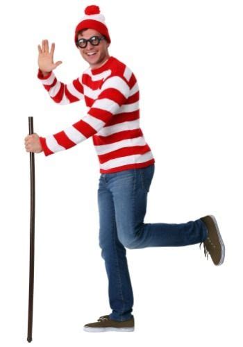 Where's Waldo Deluxe Men's Costume | Waldo costume, Unique couple ...