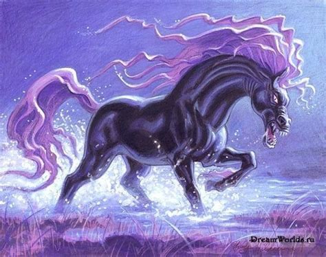 Kelpie - Scottish shape-changing water spirit usually taking the form of a horse. | Kelpie horse ...