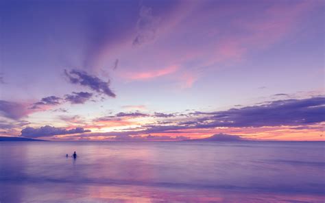 Purple Beach Aesthetic Sunset - kundelkaijejwlascicielka