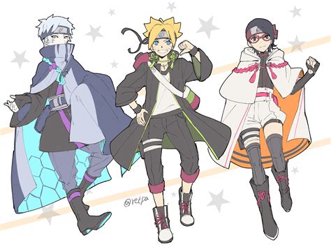 Mitsuki-boruto-sarada Team.7 Boruto And Sarada, Naruto Sasuke Sakura, Naruto Cute, Naruto ...