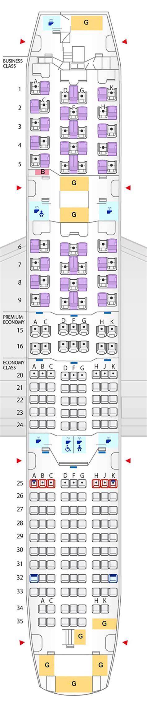 American Airlines Boeing 787 Seat Map - Map Of Hilton Head Island