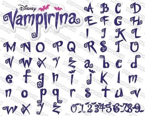 Vampirina Font Vampirina Svg Vampirina Font Svg Vampirina - Etsy