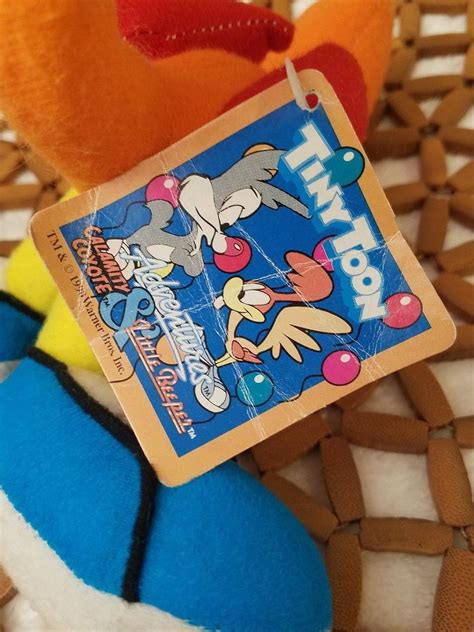 Tiny Toons Looney Tunes Little Beeper Road Runner Plush Vtg Rare Bendable - NEW | #1921366356