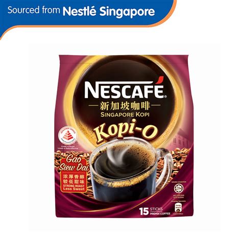 Nescafe Kopi O Gao Siew Dai (15 x 14g) | Shopee Singapore