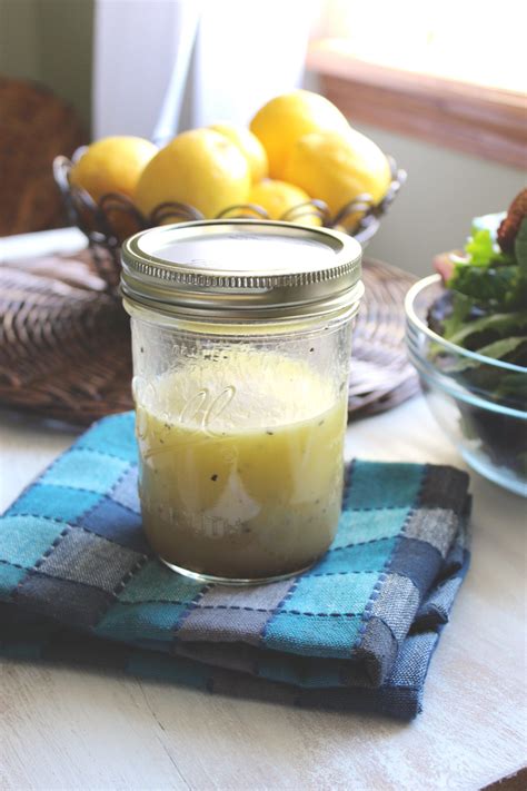 Easy One-Jar Lemon Salad Dressing | Recipe | Salad dressing recipes ...