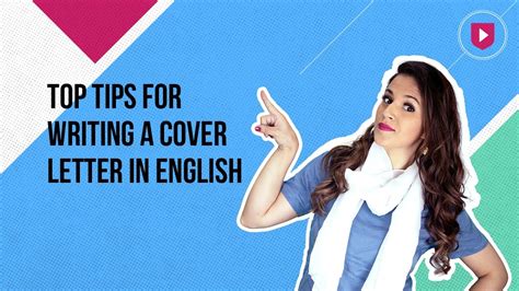 Top tips for writing a cover letter in English - YouTube