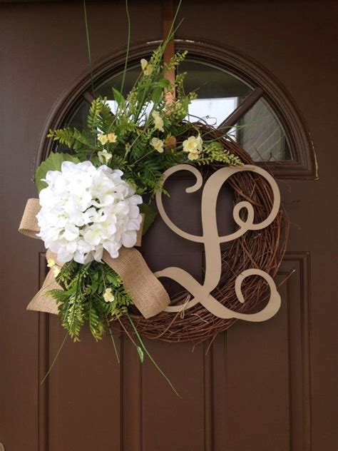 Year Round Monogrammed Wreath