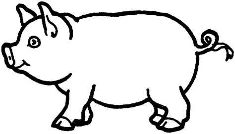 Free Outline Of A Pig, Download Free Outline Of A Pig png images, Free ClipArts on Clipart Library