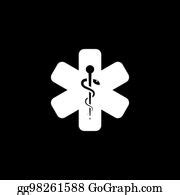 900+ Star Of Life Icon Clip Art | Royalty Free - GoGraph