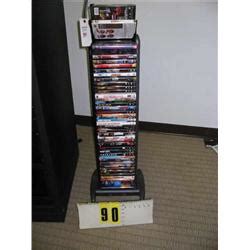 electrical rotating dvd organizer with