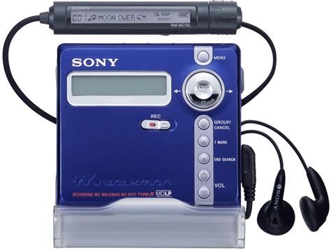 Sony MZ-N707 Blue Net MiniDisc Walkman Portable Sound & Video Electronics & Photo MiniDisc ...