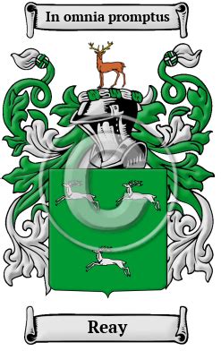 Reay Name Meaning, Family History, Family Crest & Coats of Arms