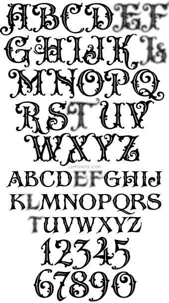 Letterhead Fonts / LHF Folklore / Vintage Fonts