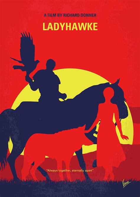 No1112 My Ladyhawke minimal movie poster Digital Art by Chungkong Art - Fine Art America