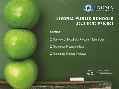 Benefits of the bond - Livonia Public Schools