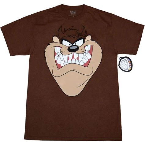 Looney Tunes Taz Face T-Shirt - Walmart.com