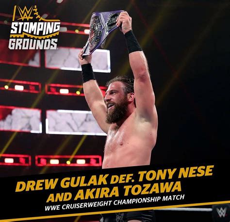 Drew Gulak Def Tony Nese & Akita Tozawa to become New WWE Cruiserweight ...