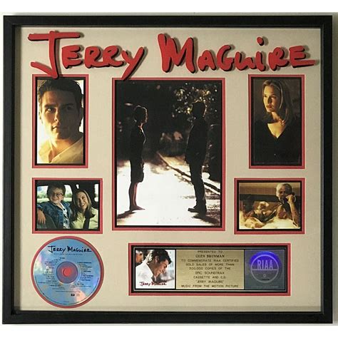 Jerry Maguire Soundtrack RIAA Gold Album Award – MusicGoldmine.com