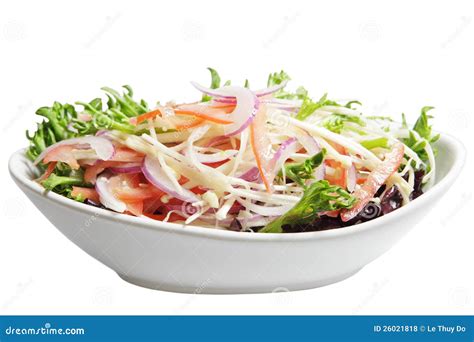 Enoki and Chicory Lettuce Salad Stock Photo - Image of garlic, plant ...