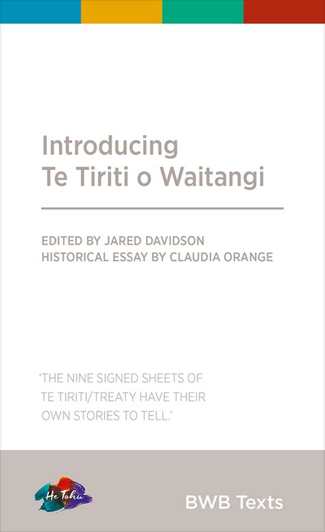 Introducing Te Tiriti o Waitangi