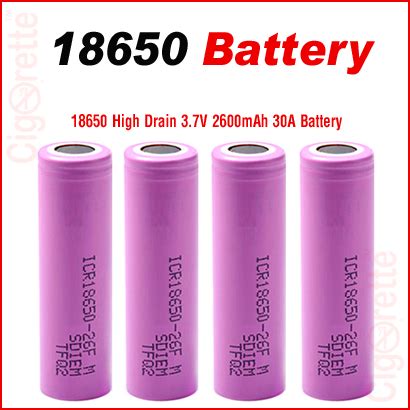 18650 Battery for Vaporizers and MODs - Cigorette Inc - Canada