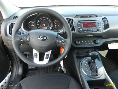 2013 Kia Sportage LX AWD Black Dashboard Photo #72336167 | GTCarLot.com