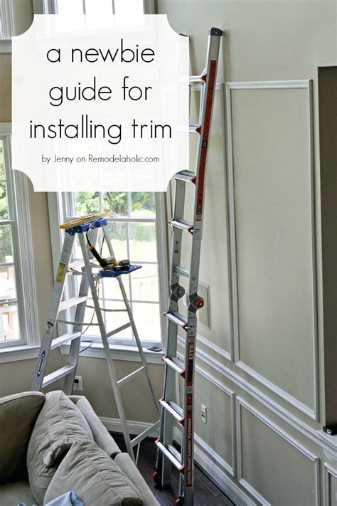 Remodelaholic | Beginner Tips and Tricks for Installing Trim