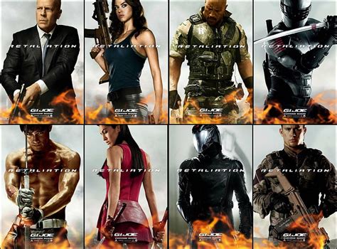 Online crop | HD wallpaper: Movie, G.I. Joe: Retaliation, Bruce Willis, Cast, Dwayne Johnson ...