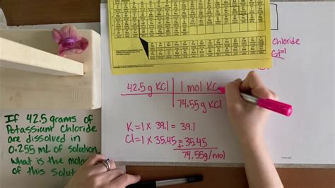 Molarity 1 (example) - YouTube