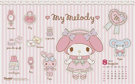 I love Kawaii: My Melody August 2014 HD wallpaper | Pxfuel