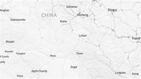 Map: 5.9-Magnitude Earthquake Strikes Northwestern China - The New York ...