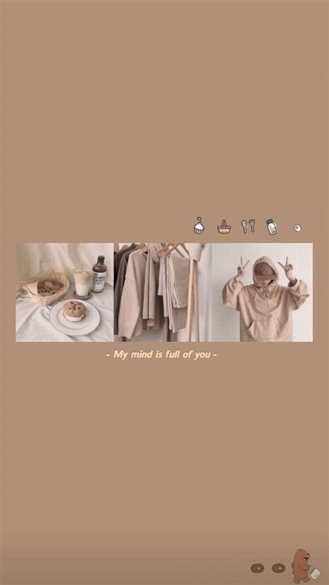 Download "Let your phone reflect peace and simplicity with this Beige Aesthetic Phone Wallpaper ...