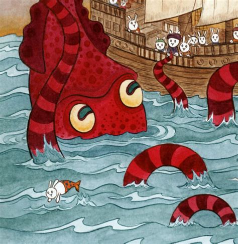 Kraken Giant Squid Pirate Ship Art Print 8x 10 - Etsy