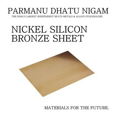 Nickel Silicon Bronze Sheet at best price in Mumbai by Parmanu Dhatu Nigam | ID: 22116100897