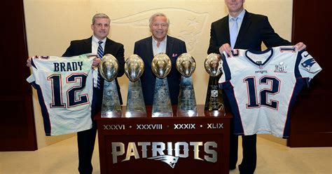 Brady's Super Bowl jerseys returned to New England Patriots