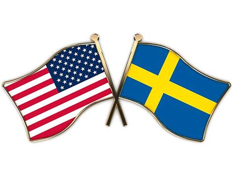 American Flag Swedish Flag Usa Sweden Stock Photos, Pictures & Royalty ...