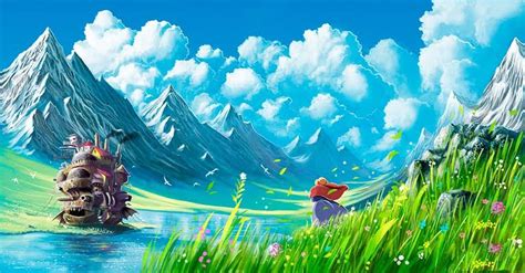 Scenery Studio Ghibli Wallpaper