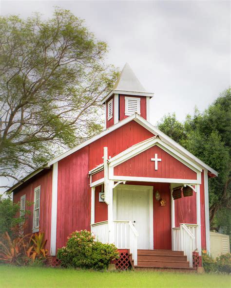 The Little Red Church 0893 Photograph by Kristina Rinell