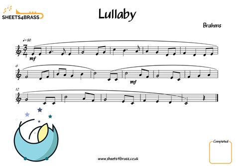 Lullaby - Sheet Music for Brass sheets4brass