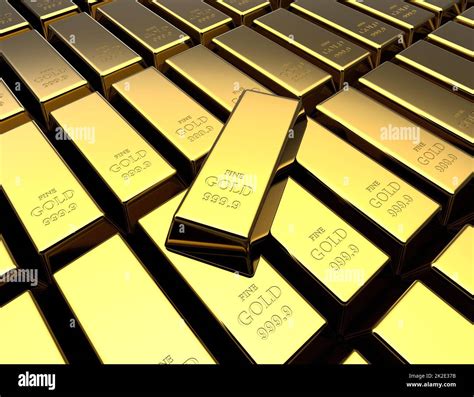 Golden bars background Stock Photo - Alamy