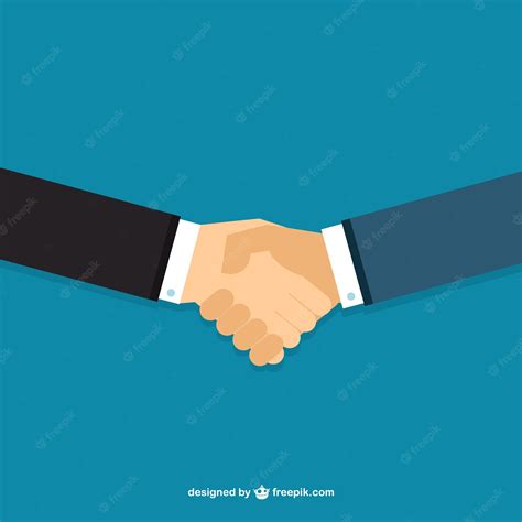 Premium Vector | Business handshake