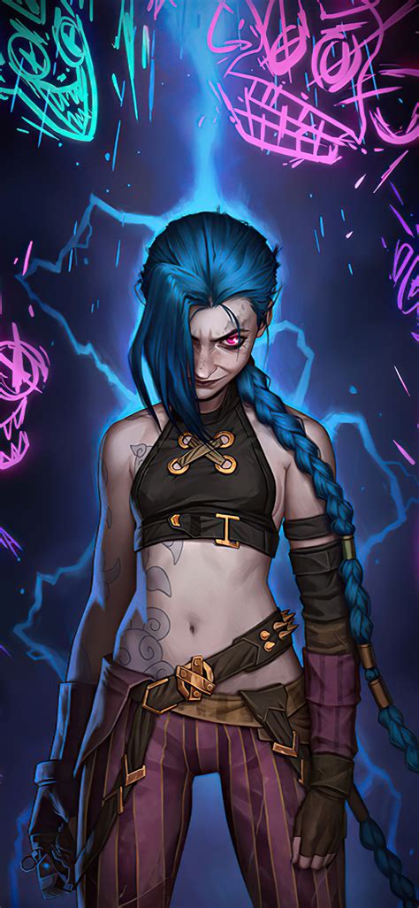 1125x2436 Jinx Arcane Lol 4k Iphone XS,Iphone 10,Iphone X ,HD 4k ...