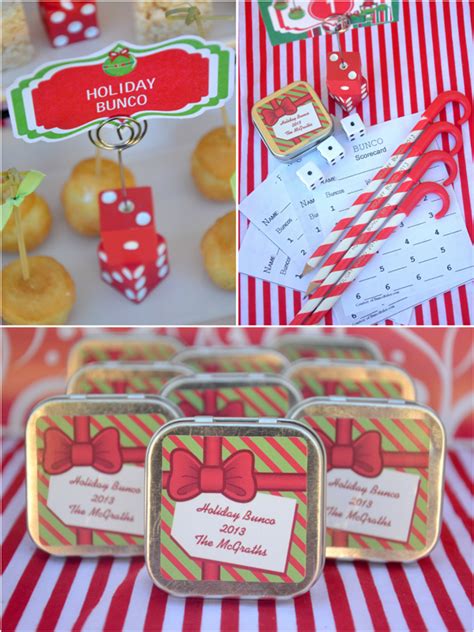 Fun Christmas Holiday Bunco Party Ideas - Party Ideas | Party Printables Blog