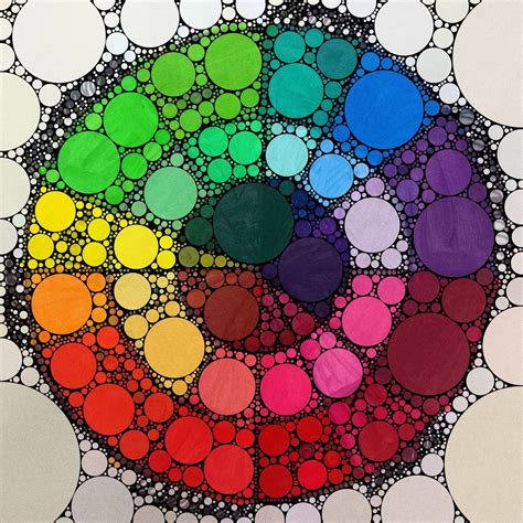 12 color wheel with tints and shades | Color wheel art, Color wheel art ...