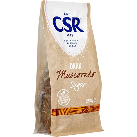 Csr Dark Muscovado Sugar 250g | Woolworths