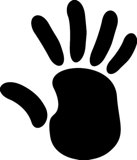 Hand Shape Print - Free vector graphic on Pixabay